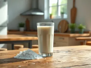 Uśmiechnięte dziecko trzymające czerwone pudełko zestawu Happy Meal w nowoczesnej restauracji McDonald's.